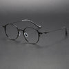 Solis Titanium Vintage Round Eyeglasses Frames