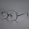 Titanium Geometric Glasses Frame KV-61