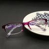 WOMEN'S FASHION PRINTED RESIN ANTI-BLUE LIGHT READING GLASSES