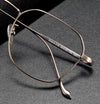 Broderick Retro Titanium Square Glasses Frame