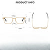 Casimir Retro Titanium Square Glasses Frame