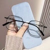 Fashion Metal Square Glasses