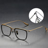 Titanium Square Glasses Frame DTX106