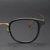 Yaber Titanium Vintage Square Eyeglasses Frame