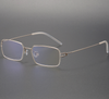 Retro Titanium Square Glasses Frame TIM