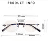 Titanium Geometric Glasses Frame ZY008