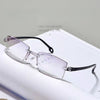 Anti blue light intelligent zoom reading glasses