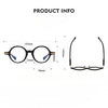 Willey Titanium Vintage Round Eyeglasses Frame