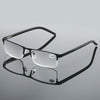 MEN'S FASHIONABLE METAL LIGHTWEIGHT ANTI-BLUE LIGHT READING GLASSES