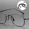 Retro Titanium Square Glasses Frame KJ45