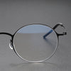 Titanium Vintage Round Eyeglasses Frames 5504