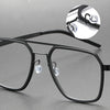 Brownlee Retro Titanium Square Glasses Frame