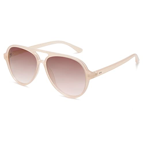 SOJOS Retro Square Aviator Sunglasses Womens Mens Double Bridge Metal Sun  Glasses SJ1176