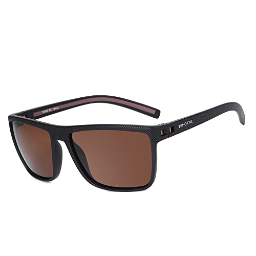 ZENOTTIC Polarized Sunglasses for Men Lightweight TR90 Frame UV400