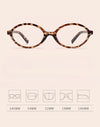 TR90 Oval Glasses Frames 9073