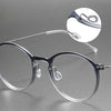 Titanium Round Glasses Frame 6541