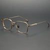 Retro Titanium Square Glasses Frame 80984