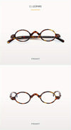 Metal Vintage Oval Eyeglasses Frames TM002