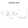 Titanium Vintage Oval Eyeglasses Frames EP