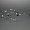 Aran Retro Titanium Square Glasses Frame