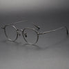 Titanium Vintage Round Eyeglasses Frames Bacchus