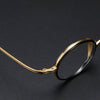 Draven Titanium Vintage Round Eyeglasses Frames