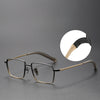 Retro Titanium Square Glasses Frame 07519