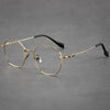 Titanium Geometric Glasses Frame ST 563