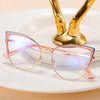 Metal Cat Eye Glasses Frames 82106