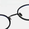 Sayle Titanium Vintage Round Eyeglasses Frame