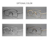 Retro Titanium Square Glasses Frame KJ45