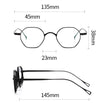 Eryx Titanium Geometric Glasses Frame