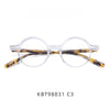 Jory Retro Round Acetate Glasses Frame