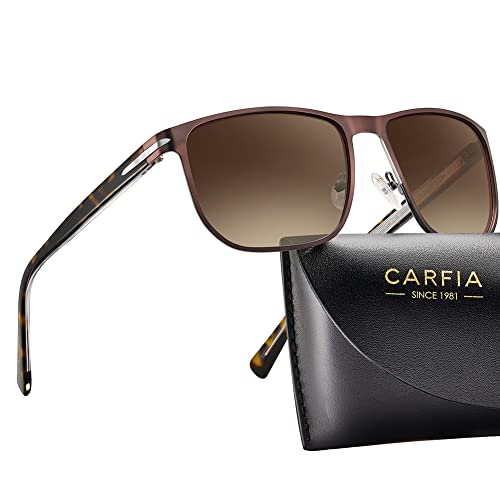  CARFIA Metal Mens Sunglasses Polarized UV400