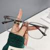 FASHIONABLE RETRO SQUARE FRAME ANTI-BLUE LIGHT READING GLASSES