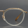 Hayter Titanium Vintage Oval Eyeglasses Frame