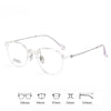 Titanium Round Glasses Frames 9108