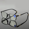 MEN'S FASHION RETRO SQUARE FRAME ANTI-BLUE LIGHT PRESBYOPIA GLASSES