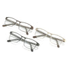 MEN'S CLASSIC METAL FRAME ANTI-BLUE LIGHT READING GLASSES