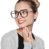 WOMEN'S DIAMOND PORTABLE FASHION GLASSES