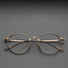 Titanium Vintage Round Eyeglasses Frames ST10519