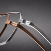 Retro Titanium Square Glasses Frame 6801