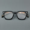 Tunde Retro Acetate Rectangle Glasses Frame