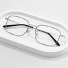 Retro Titanium Square Glasses Frame 89166