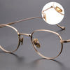 Garrity Titanium Round Glasses Frame