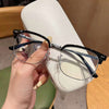 Retro Titanium Square Glasses Frame123230