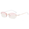 FRAMELESS GRADIENT DOUBLE-LAYER ULTRA-LIGHT ANTI-BLUE LIGHT READING GLASSES