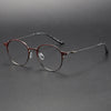 Solis Titanium Vintage Round Eyeglasses Frames