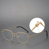 Retro Titanium Square Glasses Frame 5527-1