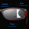 MULTI-FOCUS BLUE LIGHT PRESBYOPIC GLASSES SQUARE FULL FRAME